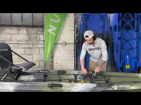 NuCanoe QuickConnect Foot Steering Mounting And Control Kit