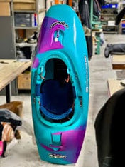 Pyranha Helectron Whitewater Kayak, Whitewater Kayak, Pyranha, Rosella Red, Small, at Festive Water Paddlesports