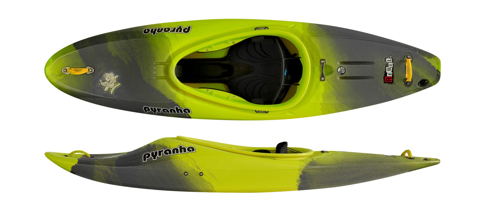 Pyranha Kayaks Rebel, Whitewater Kayak, Pyranha, Smoking Gecko, , at Festive Water Paddlesports