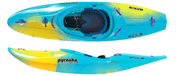 Pyranha ReactR Whitewater Kayak, Whitewater Kayak, Pyranha, Large, Blue and Yellow, at Festive Water Paddlesports