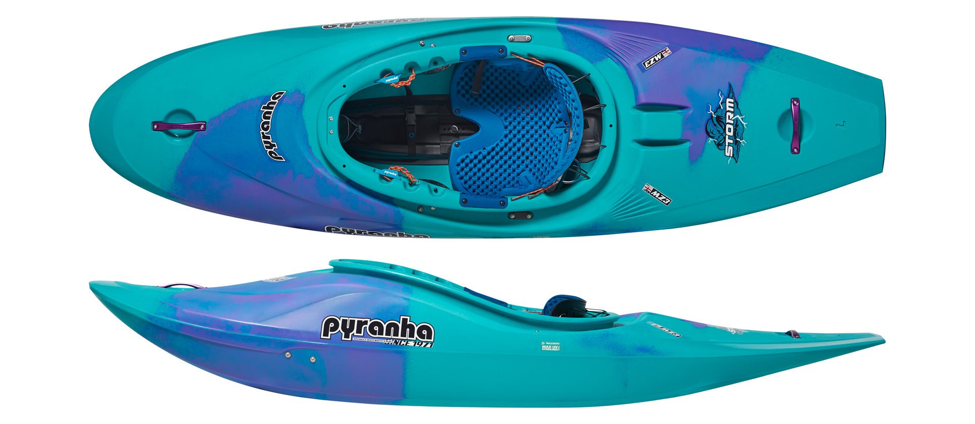Pyranha Storm Elite Outfitting, , Festive Water Paddlesports, Purple Mint Small at Festive Water Paddlesports