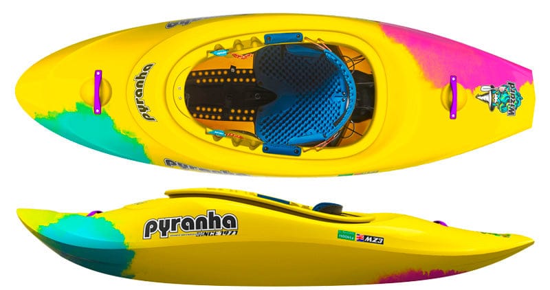 Pyranha Wizard Custom Playboat Whitewater Kayak, Whitewater Kayak, Pyranha, Purple Mint, , at Festive Water Paddlesports