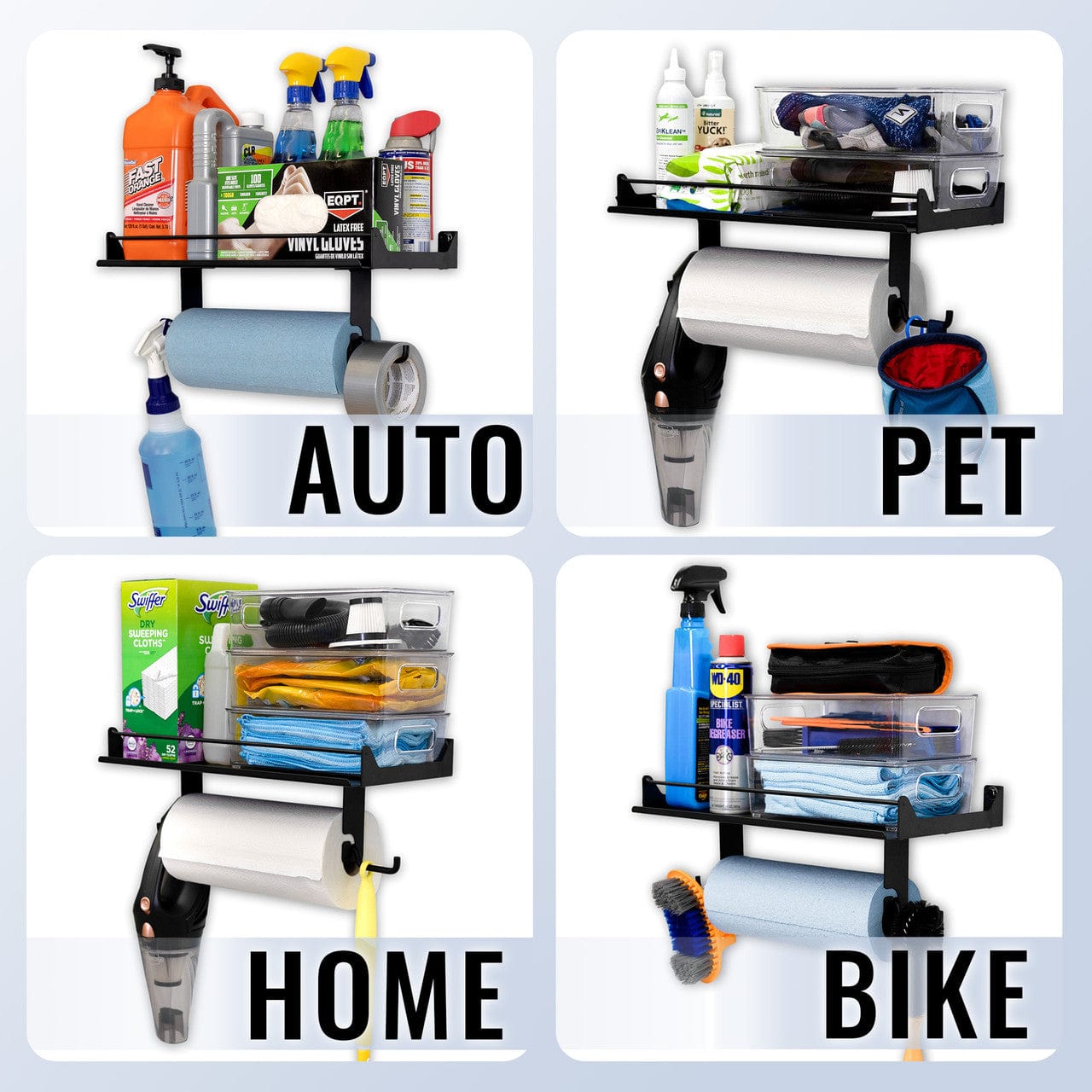 Quick Clean Paper Towel Holder and Wall Shelf, Wall Mounted, StoreYourBoard, , , at Festive Water Paddlesports