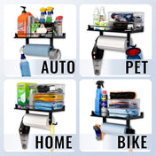 Quick Clean Paper Towel Holder and Wall Shelf, Wall Mounted, StoreYourBoard, , , at Festive Water Paddlesports