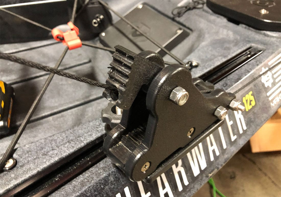 QuickStop™ Smart Cleat, Track Mounted Accessories, YakGadget, LLC, SmartCleat Regular Inline - Left, , at Festive Water Paddlesports