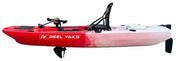Raider 9.5ft Propeller Drive Modular Fishing Kayak, Fishing Kayak, ReelYaks, Red White Black in 1 - 2 weeks at Festive Water Paddlesports