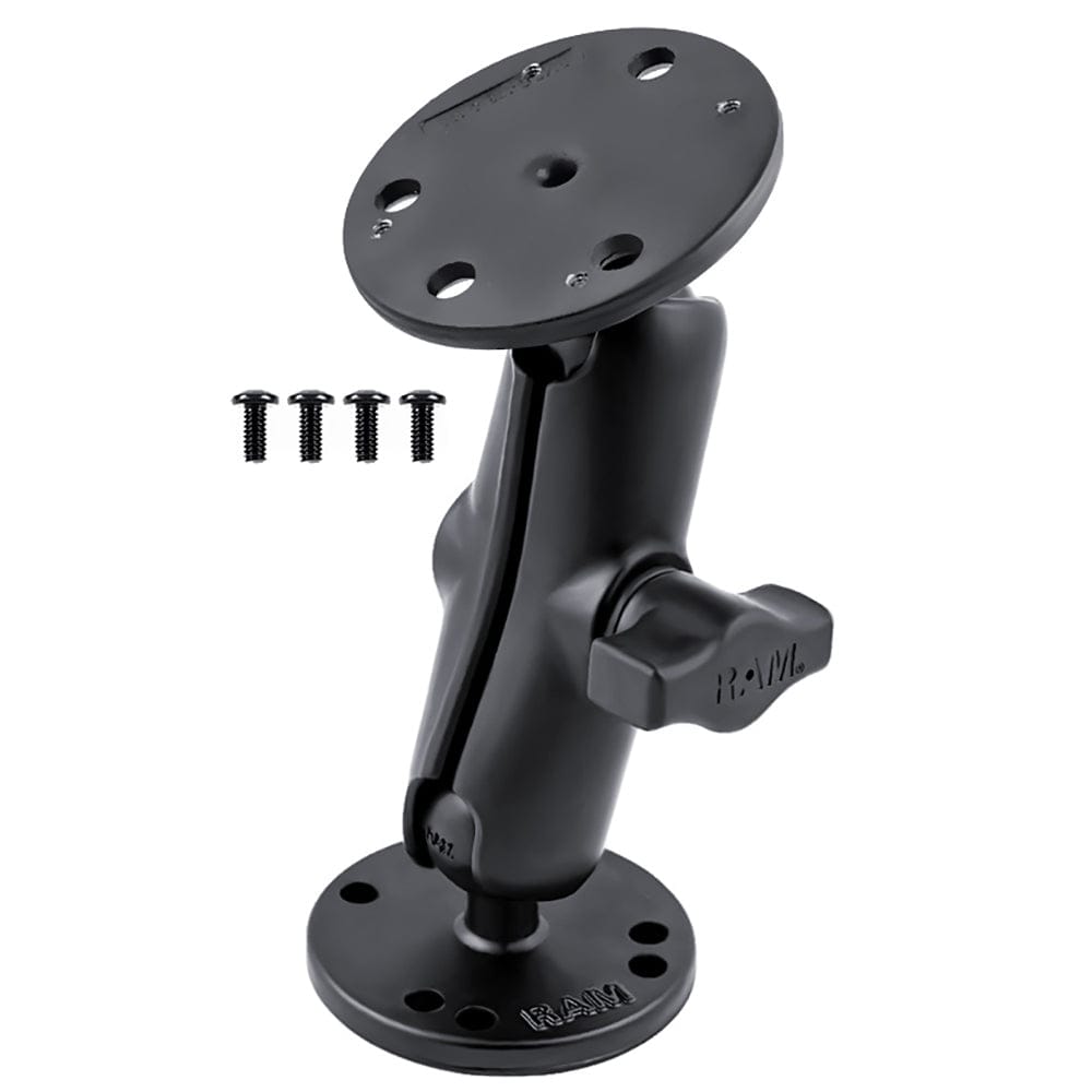 RAM Mount 1" Ball "Light Use" Flat Surface Mount f/Raymarine Dragonfly [RAM - B - 101 - RYM1], Marine Electronics Mounts, RAM Mounting Systems, , , at Festive Water Paddlesports