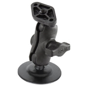 RAM Mount 1" Diameter Ball Mount w/Short Double Socket Arm, 2.5" Flex Adhesive Base & Diamond Base Adapter [RAP - B - 378 - A - 238U], Surface Mount, RAM Mounting Systems, , , at Festive Water Paddlesports