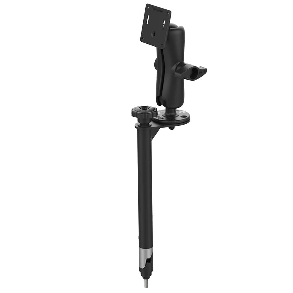 RAM Mount 12" Upper Flange Pole w/D Size 75x75mm VESA Mount [RAM - VP - TTMF12 - D - 101 - 2461U], Vehicle Mounts, RAM Mounting Systems, , , at Festive Water Paddlesports