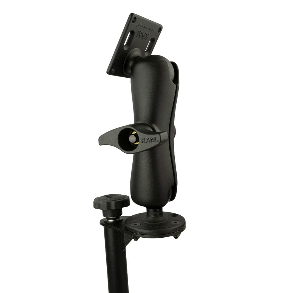 RAM Mount 12" Upper Flange Pole w/D Size 75x75mm VESA Mount [RAM - VP - TTMF12 - D - 101 - 2461U], Vehicle Mounts, RAM Mounting Systems, , , at Festive Water Paddlesports