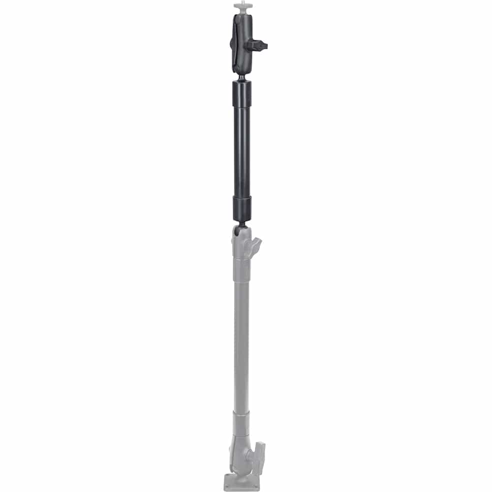 RAM Mount 14" Long Extension Pole w/2 1" Ball Ends and Double Socket Arm [RAP - BB - 230 - 14 - 201U], Kayak Mounts, RAM Mounting Systems, , , at Festive Water Paddlesports