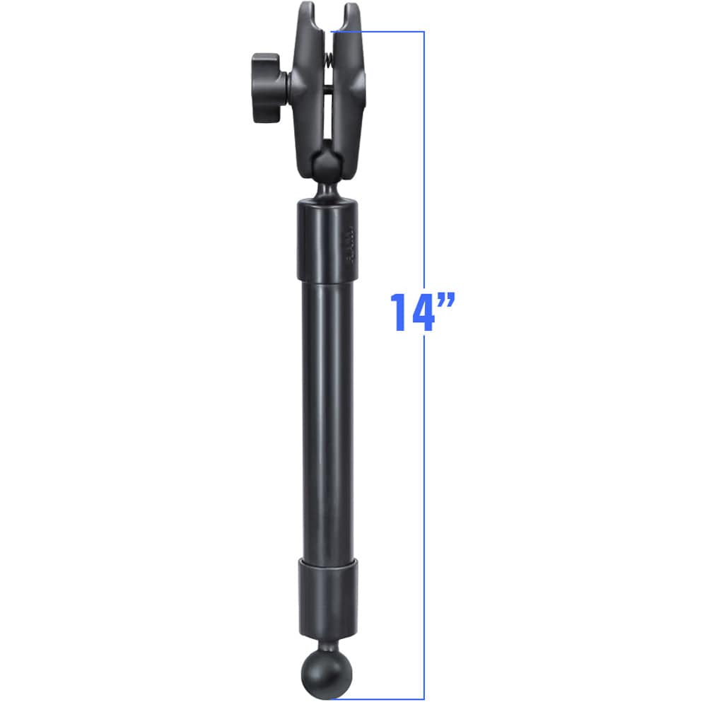 2 1" Ball Ends and Double Socket Arm [RAP - BB - 230 - 14 - 201U], Kayak Mounts, RAM Mounting Systems, , , at Festive Water Paddlesports