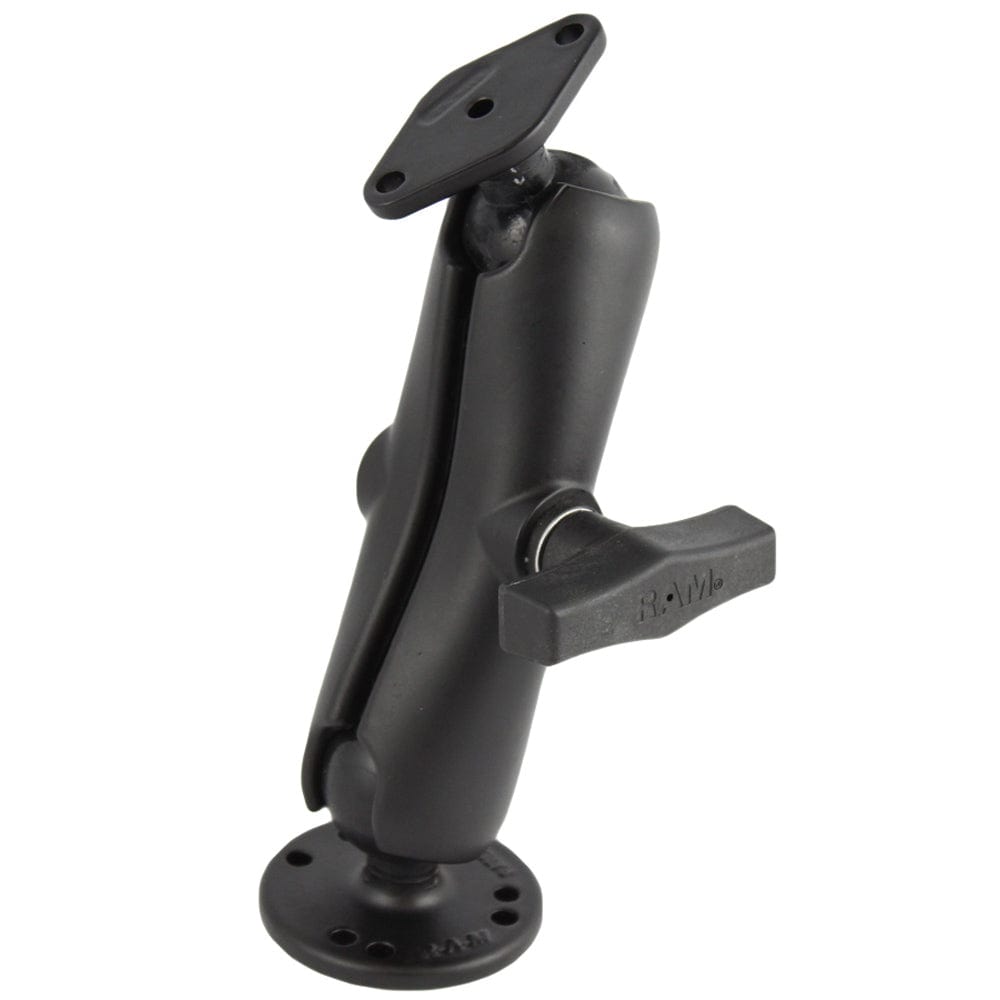 2.5" Round Base & Diamond Base [RAM - 138U], Surface Mount, RAM Mounting Systems, , , at Festive Water Paddlesports