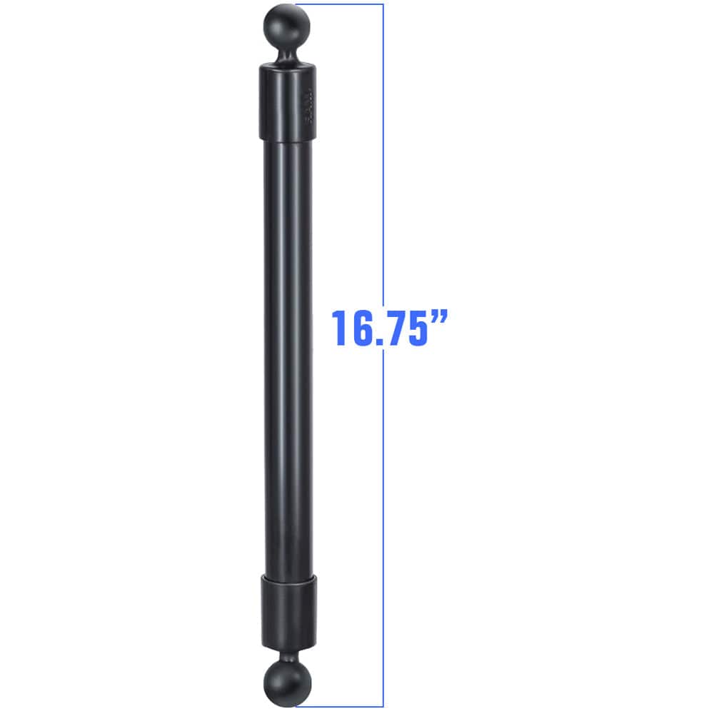 RAM Mount 16.75" Long Extension Pole with 2 1" Diameter Ball Ends [RAP - BB - 230 - 18U], Kayak Mounts, RAM Mounting Systems, , , at Festive Water Paddlesports
