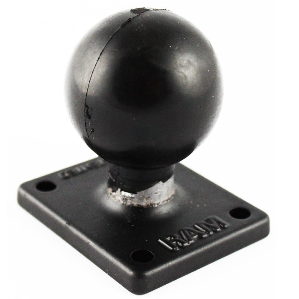 RAM Mount 2" x 1.7" Base w/AMPs Hole Pattern & 1.5" Ball [RAM - 347U], C Size, RAM Mounting Systems, , , at Festive Water Paddlesports