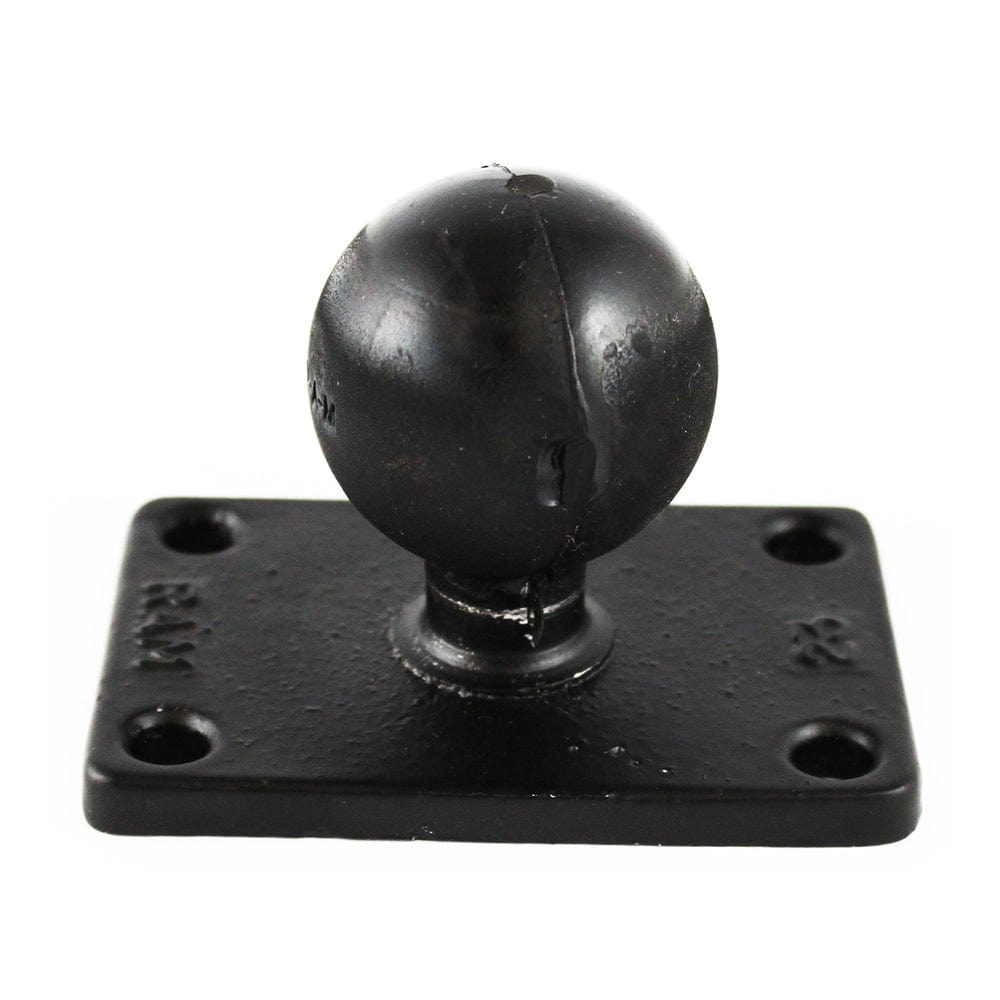 RAM Mount 2" x 3" Rectangle Base w/1.5" Ball [RAM - 202U - 23], C Size, RAM Mounting Systems, , , at Festive Water Paddlesports