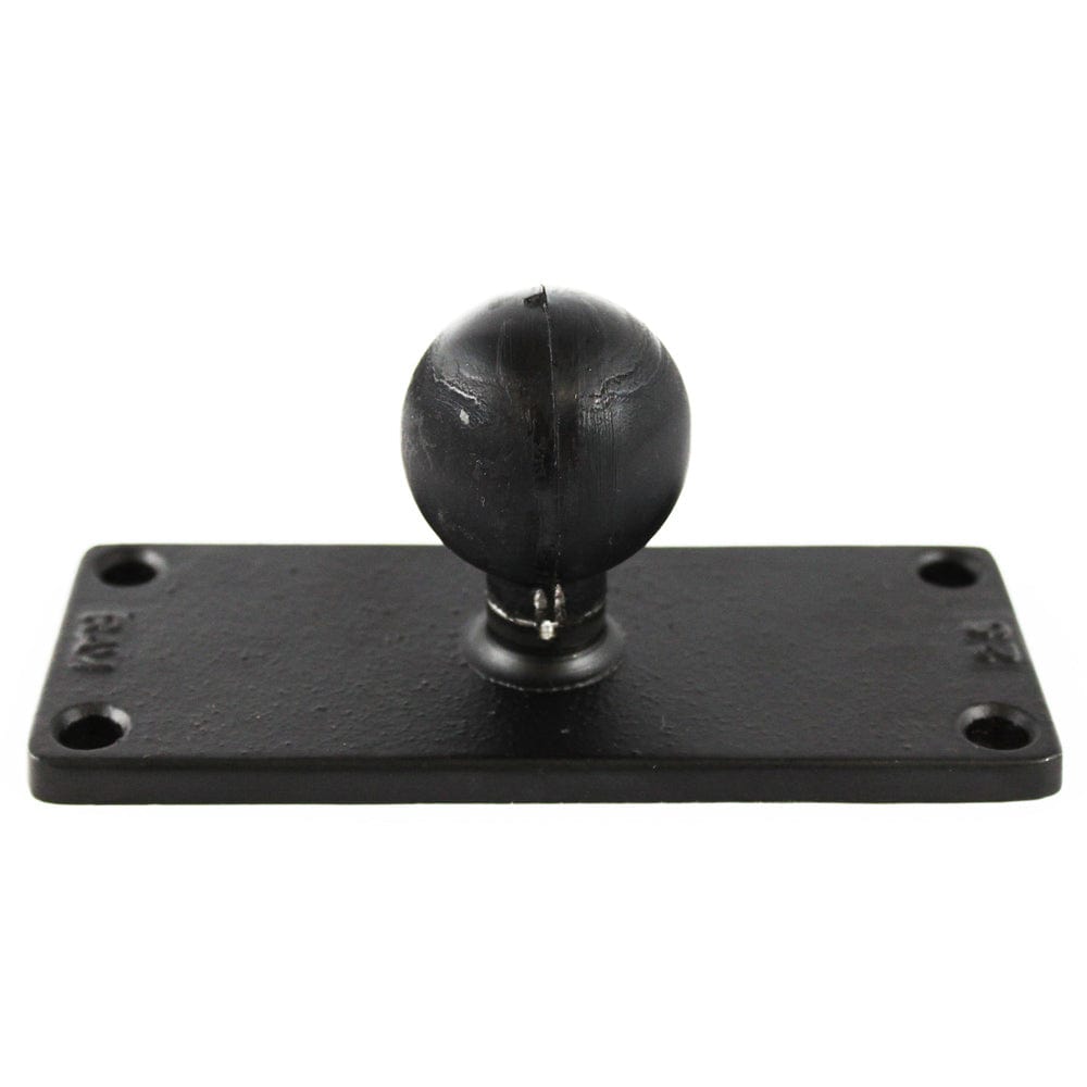 RAM Mount 2" x 5" Rectangular Base w/1.5" Ball [RAM - 202U - 25], C Size, RAM Mounting Systems, , , at Festive Water Paddlesports