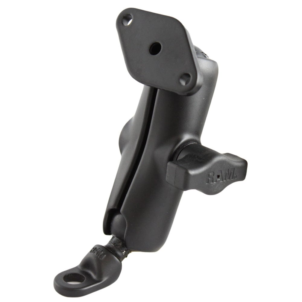 Double Socket Arm & Diamond Adapter [RAM - B - 180U], Motorcycle Mounts, RAM Mounting Systems, , , at Festive Water Paddlesports