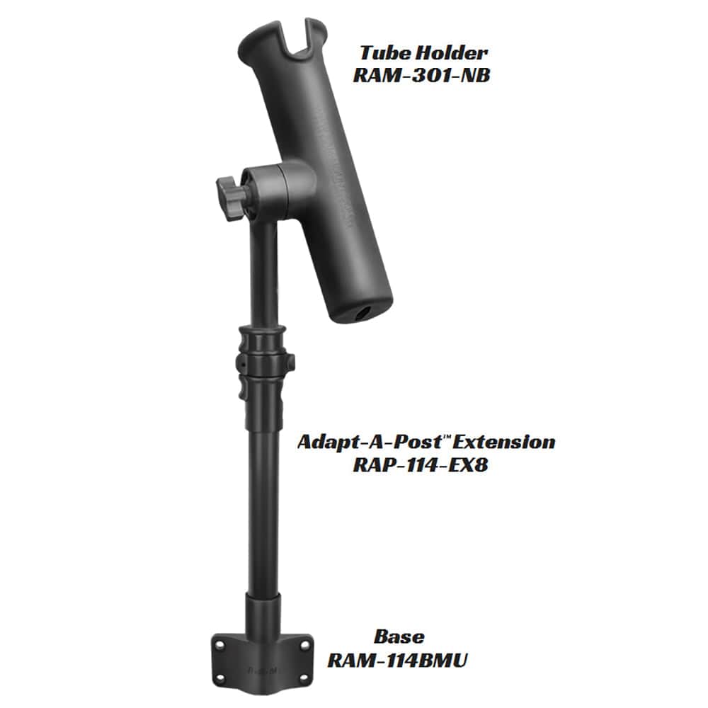 RAM Mount Adapt - a - Post 11" Extension Pole [RAP - 114 - EX8], Kayak Mounts, RAM Mounting Systems, , , at Festive Water Paddlesports