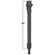 RAM Mount Adapt - A - Post 15" Extension Pole [RAP - 114 - EX12], Fishing Rod Holders, RAM Mounting Systems, , , at Festive Water Paddlesports