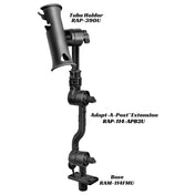 RAM Mount Adjustable Adapt - a - Post 13.5" Extension Arm [RAP - 114 - APB2U], Fishing Rod Holders, RAM Mounting Systems, , , at Festive Water Paddlesports