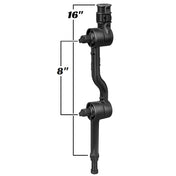 RAM Mount Adjustable Adapt - a - Post 16" Extension Arm [RAP - 114 - APB3U], Fishing Rod Holders, RAM Mounting Systems, , , at Festive Water Paddlesports