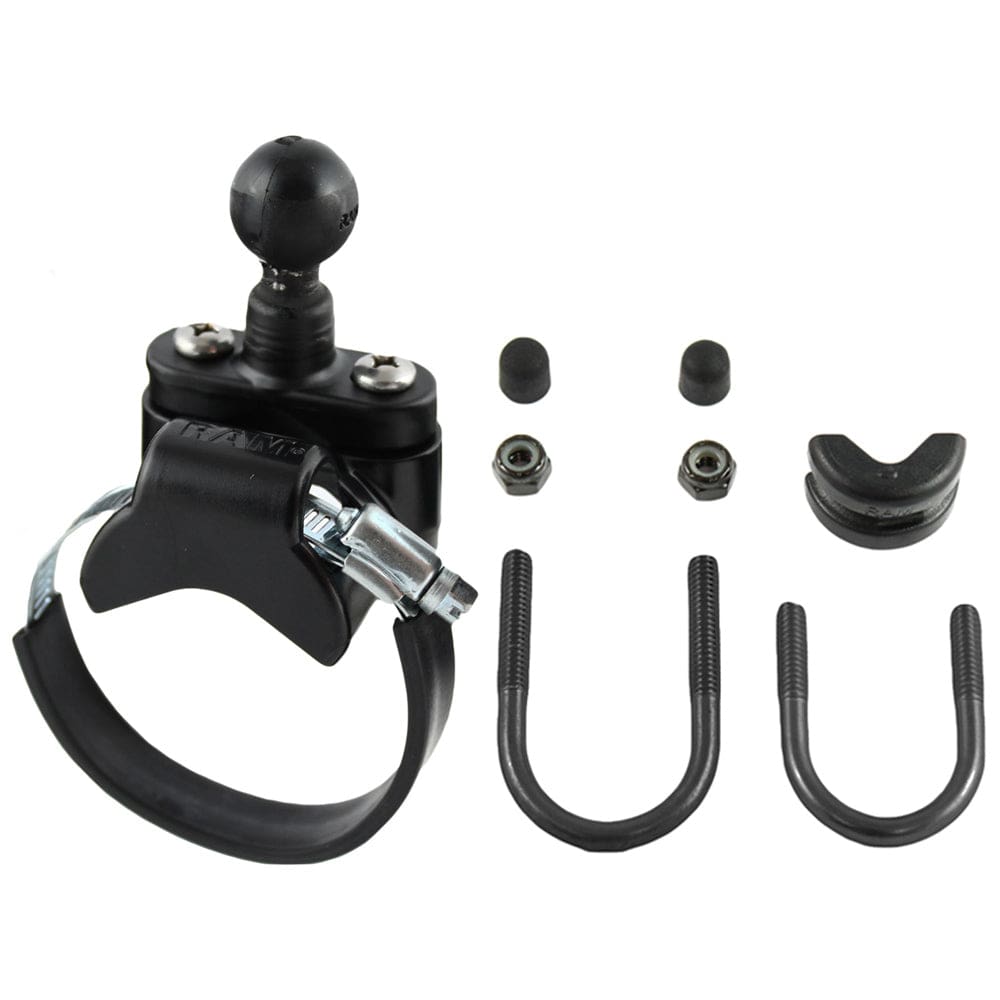 RAM Mount ATV/UTV Large Diameter Rail Mount w/1" Ball [RAM - B - 231Z - 2], Rail/Handle Bar Mounts, RAM Mounting Systems, , , at Festive Water Paddlesports