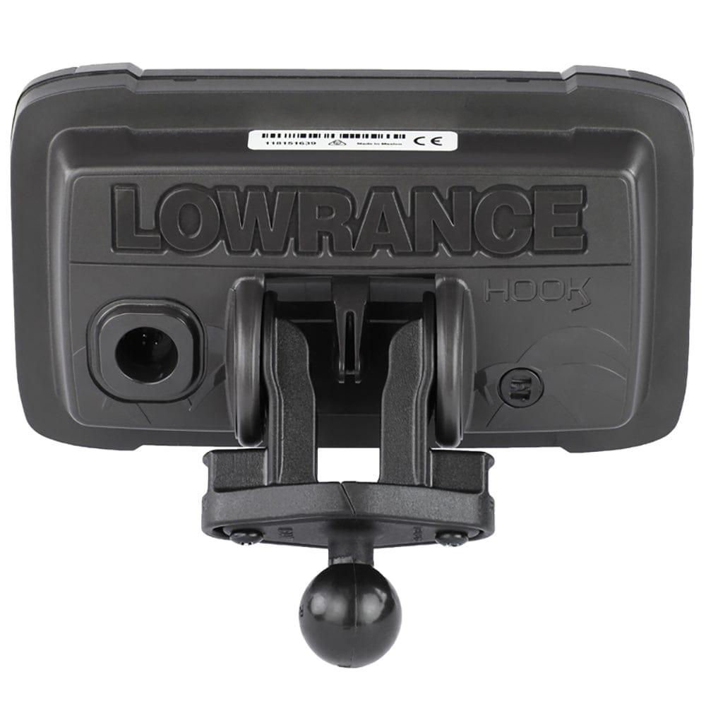 RAM Mount B Size 1" Fishfinder Ball Adapter for the Lowrance Hook2 Series [RAM - B - 202 - LO12], Marine Electronics Mounts, RAM Mounting Systems, , , at Festive Water Paddlesports