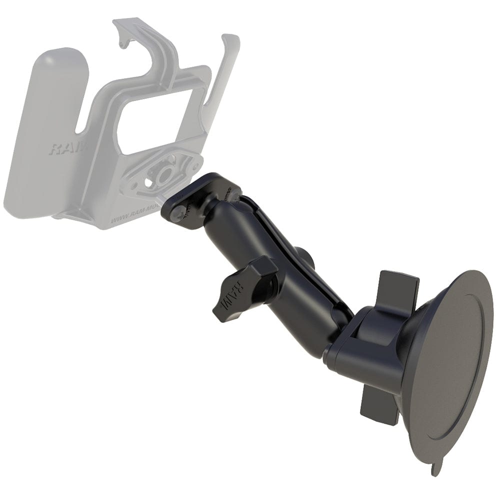 RAM Mount Base Suction Mount Twist Lock - Requires RAM Cradle [RAM - B - 166U], GPS - Accessories, RAM Mounting Systems, , , at Festive Water Paddlesports