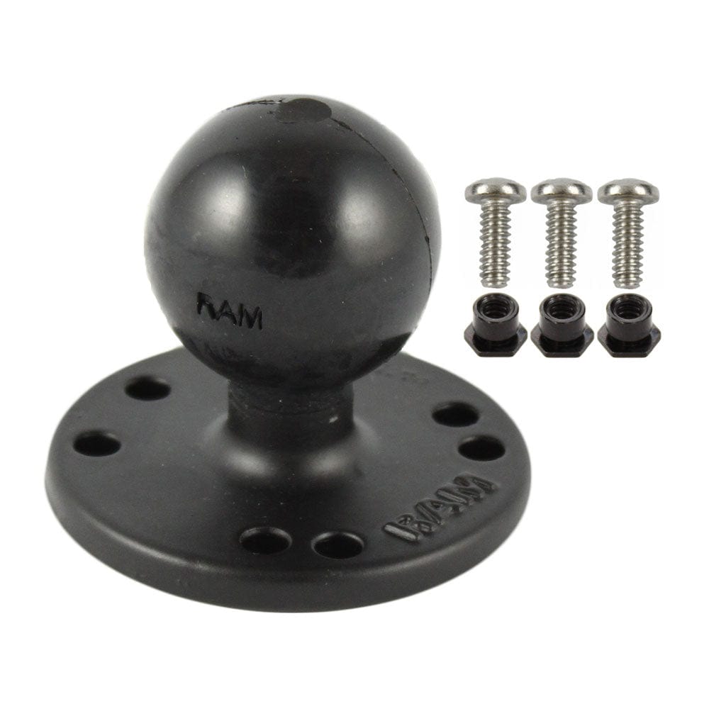 RAM Mount Base w/Garmin Swivel Mounting Hardware 1.5" [RAM - 202 - G2U], Marine Electronics Mounts, RAM Mounting Systems, , , at Festive Water Paddlesports
