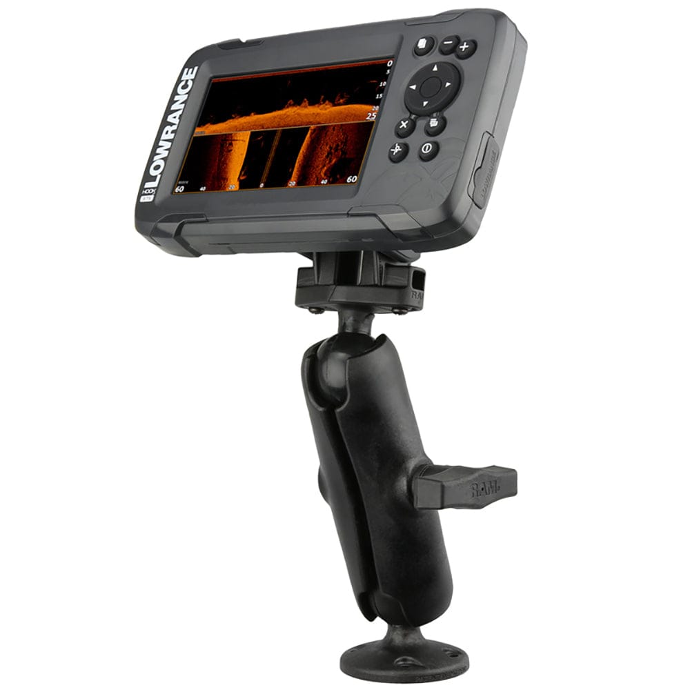 RAM Mount C Size 1.5" Composite Fishfinder Mount for the Lowrance Hook2 Series [RAP - 101 - LO12], Marine Electronics Mounts, RAM Mounting Systems, , , at Festive Water Paddlesports