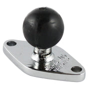 RAM Mount Chrome Diamond Base w/1" Ball [RAM - B - 238CHU], B Size, RAM Mounting Systems, , , at Festive Water Paddlesports