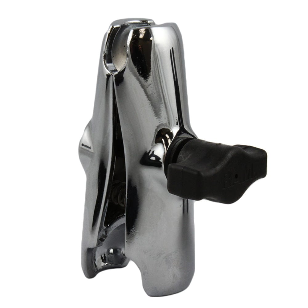 RAM Mount Chrome Double Socket Arm [RAM - B - 201CHU], B Size, RAM Mounting Systems, , , at Festive Water Paddlesports