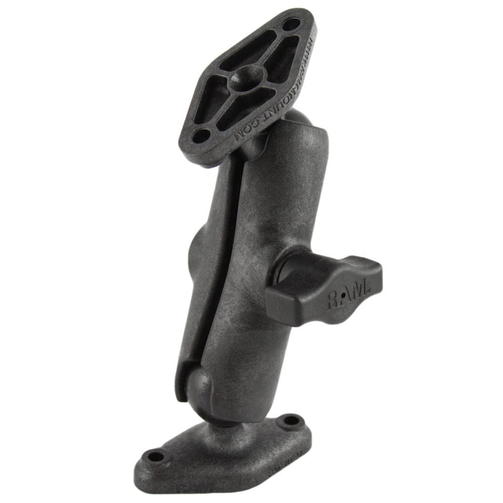 RAM Mount Composite Socket Arm w/2 Diamond Bases [RAP - B - 102U], Surface Mount, RAM Mounting Systems, , , at Festive Water Paddlesports