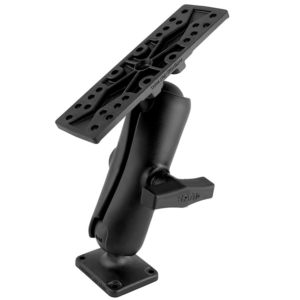 RAM Mount Composite Surface Mount w/6.25" x 2" Top Plate [RAP - 111U], Surface Mount, RAM Mounting Systems, , , at Festive Water Paddlesports