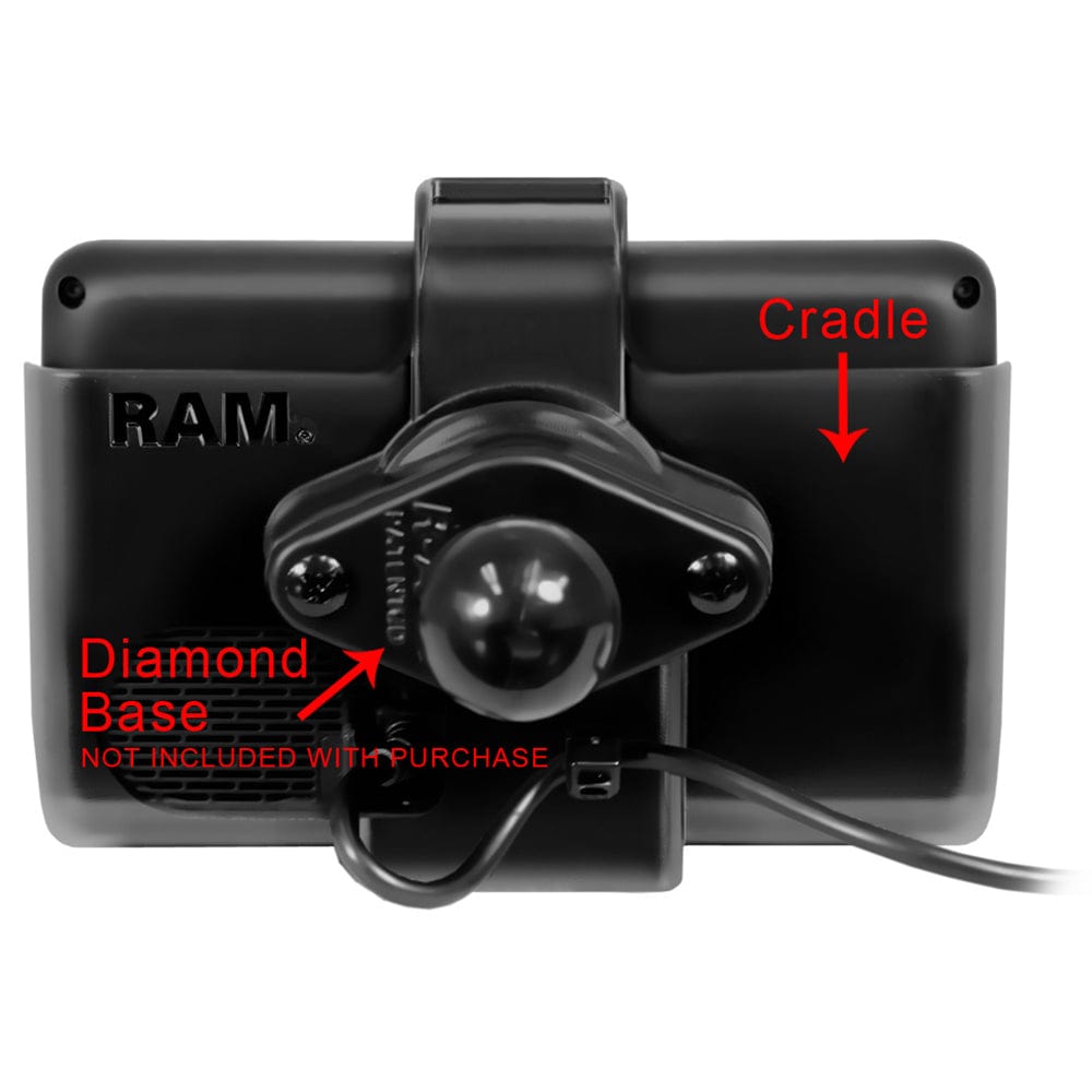 RAM Mount Cradle f/Garmin dezl Series [RAM - HOL - GA43U], GPS - Accessories, RAM Mounting Systems, , , at Festive Water Paddlesports
