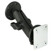 RAM Mount Double Ball Mount w/Backing Plate [RAM - B - 101U - 225B2], Surface Mount, RAM Mounting Systems, , , at Festive Water Paddlesports