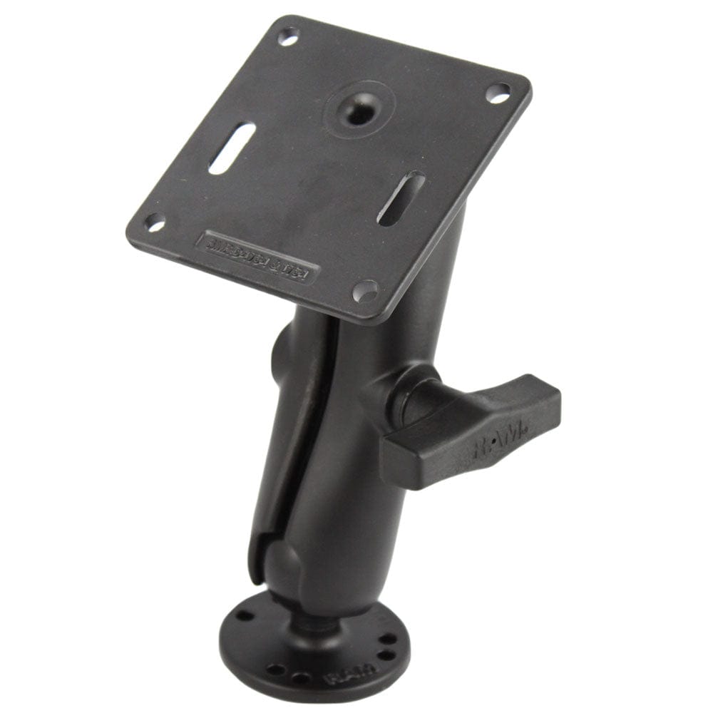 2.5" Round Base & 3.625" Square Base [RAM - 101U - 2461], Surface Mount, RAM Mounting Systems, , , at Festive Water Paddlesports