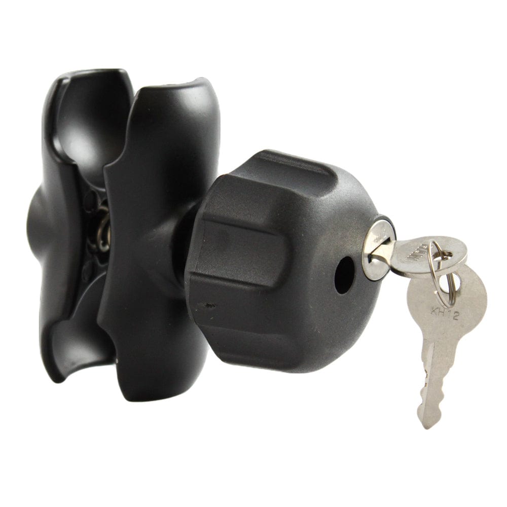 RAM Mount Double Socket Arm w/Small Locking Knob f/1.5" Ball Bases [RAM - 201U - BL], C Size, RAM Mounting Systems, , , at Festive Water Paddlesports