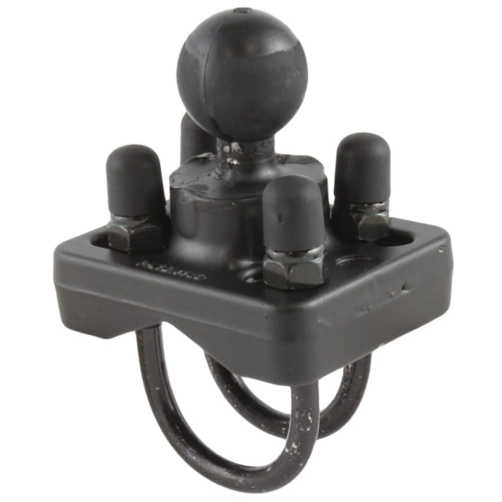 RAM Mount Double U - Bolt Base w/1" Ball f/Rails from 0.75" to 1.25" Diameter [RAM - B - 235U], B Size, RAM Mounting Systems, , , at Festive Water Paddlesports