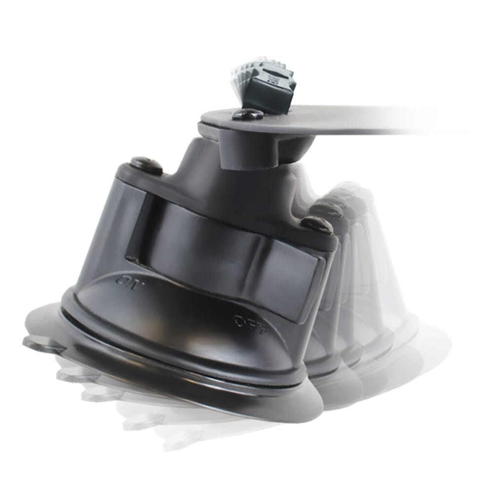 RAM Mount Dual Articulating Suction Cup Base w/1" Ball Base [RAM - B - 189B - PIV1U], Suction Cup Mounts, RAM Mounting Systems, , , at Festive Water Paddlesports