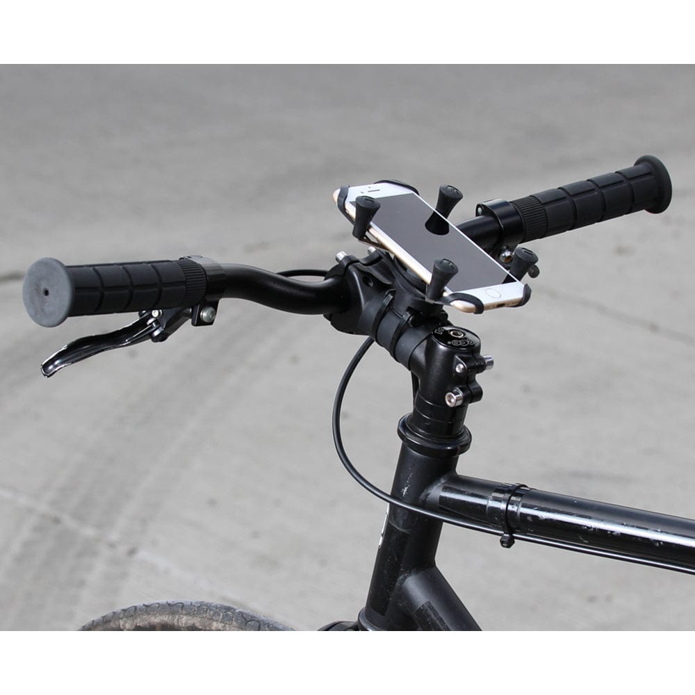 RAM Mount EZ - ON/OFF Bicycle Mount w/Universal X - Grip Cell Phone Holder [RAP - 274 - 1 - UN7U], Rail/Handle Bar Mounts, RAM Mounting Systems, , , at Festive Water Paddlesports