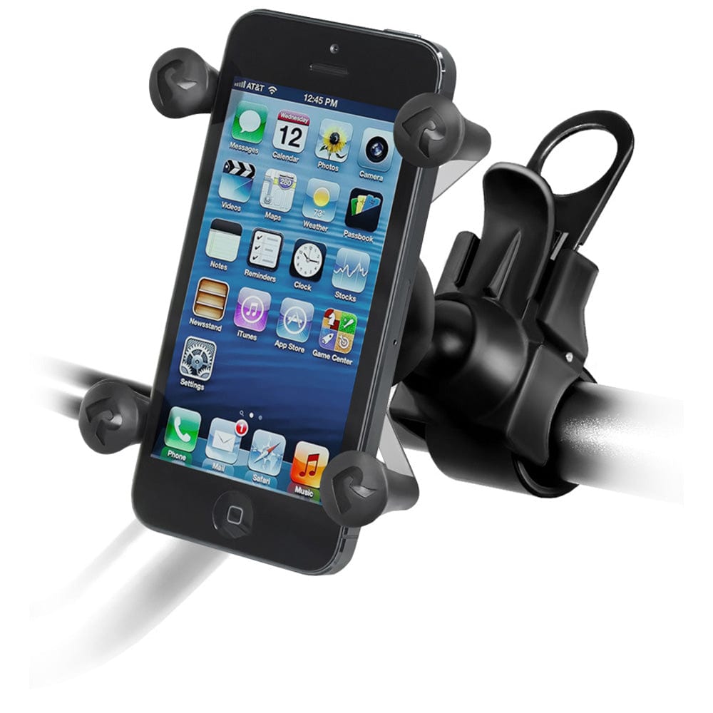 RAM Mount EZ - Strap Rail Mount w/Universal X - Grip Cell Phone Holder [RAP - SB - 187 - UN7U], Rail/Handle Bar Mounts, RAM Mounting Systems, , , at Festive Water Paddlesports