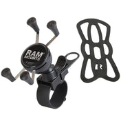 RAM Mount EZ - Strap Rail Mount w/Universal X - Grip Cell Phone Holder [RAP - SB - 187 - UN7U], Rail/Handle Bar Mounts, RAM Mounting Systems, , , at Festive Water Paddlesports