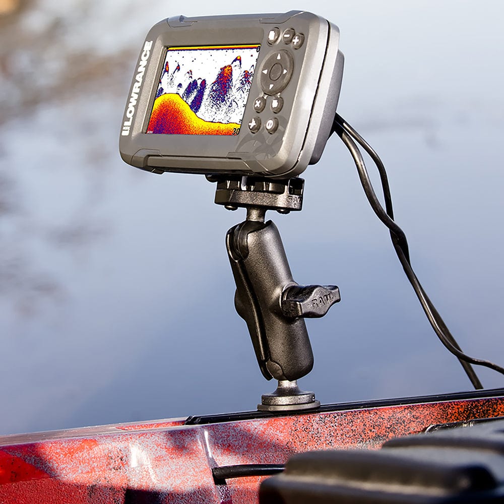 RAM Mount Fishfinder Mount f/Lowrance Hook2Series - 1" Track Mount [RAM - B - LO12 - 354 - TRA1], Marine Electronics Mounts, RAM Mounting Systems, , , at Festive Water Paddlesports