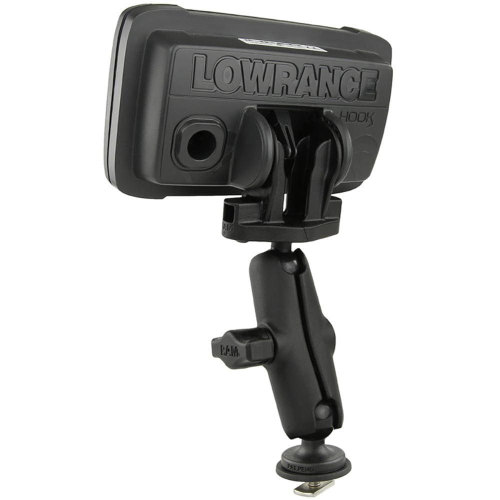 RAM Mount Fishfinder Mount f/Lowrance Hook2Series - 1" Track Mount [RAM - B - LO12 - 354 - TRA1], Marine Electronics Mounts, RAM Mounting Systems, , , at Festive Water Paddlesports