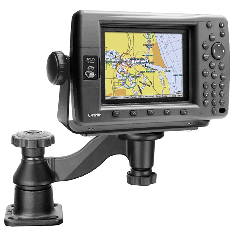 RAM Mount Flat Surface Horizontal Single Swing Arm Mount [RAM - 109HU], Swing Arm Mounts, RAM Mounting Systems, , , at Festive Water Paddlesports