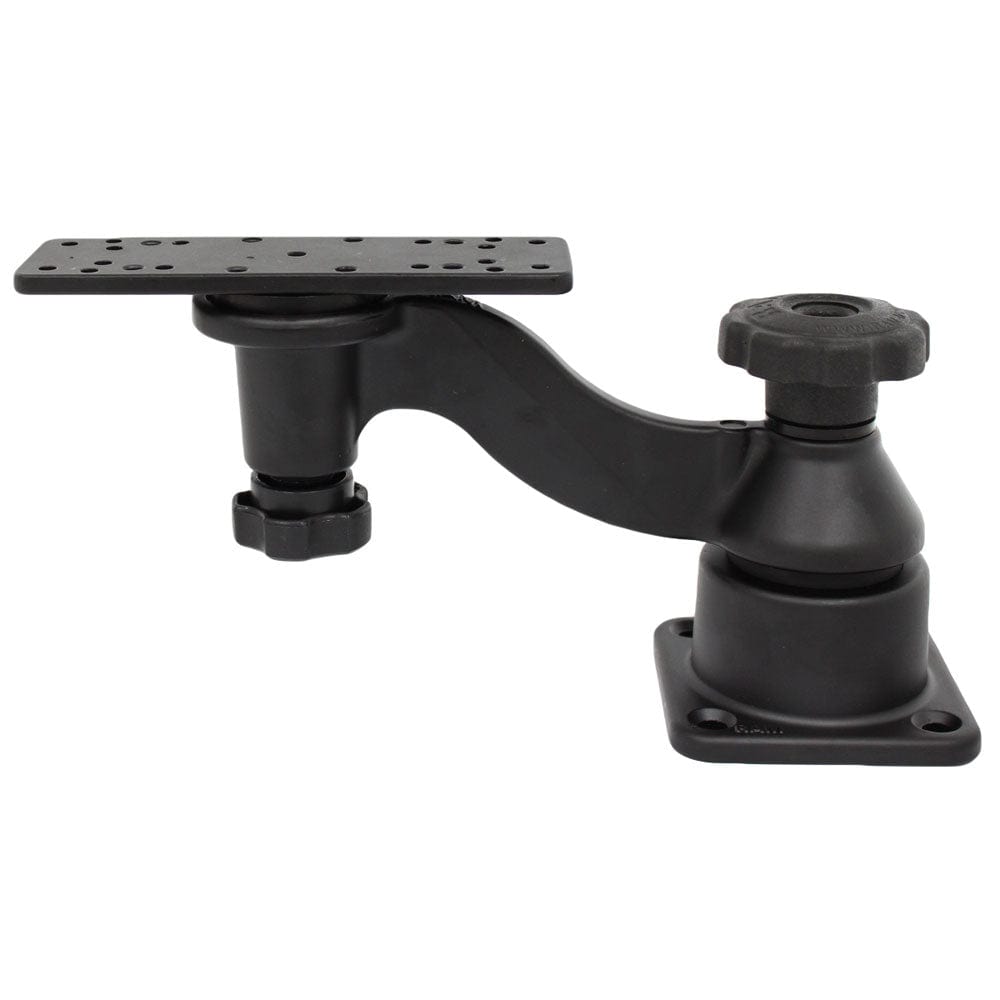 RAM Mount Flat Surface Horizontal Single Swing Arm Mount [RAM - 109HU], Swing Arm Mounts, RAM Mounting Systems, , , at Festive Water Paddlesports