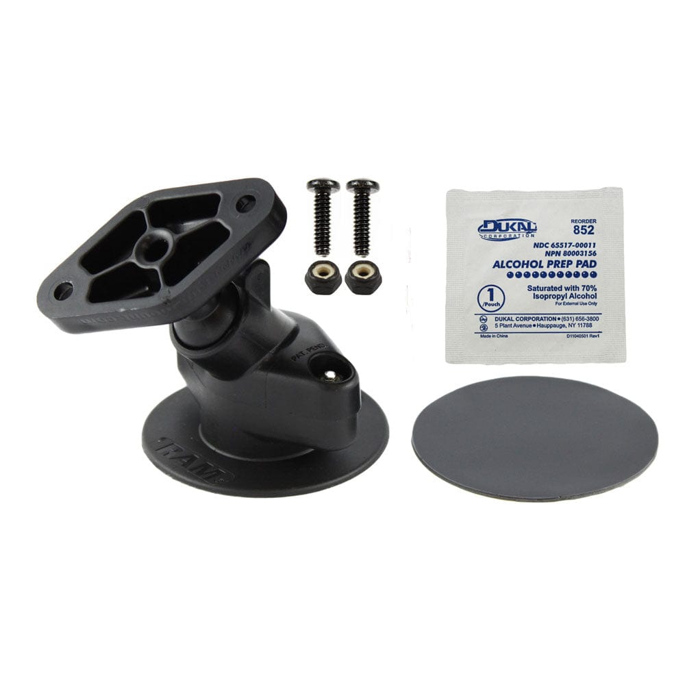 RAM Mount Flex Stick On Base w/Snap Link Mount [RAP - SB - 178U], GPS - Accessories, RAM Mounting Systems, , , at Festive Water Paddlesports