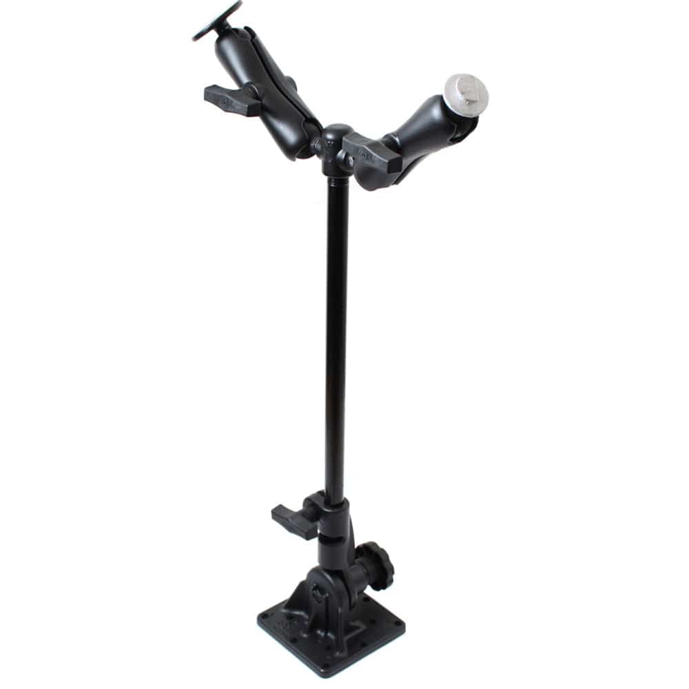 RAM Mount Floor Mount w/Velociti Ratchet Base [RAM - 101U - VE2], Surface Mount, RAM Mounting Systems, , , at Festive Water Paddlesports